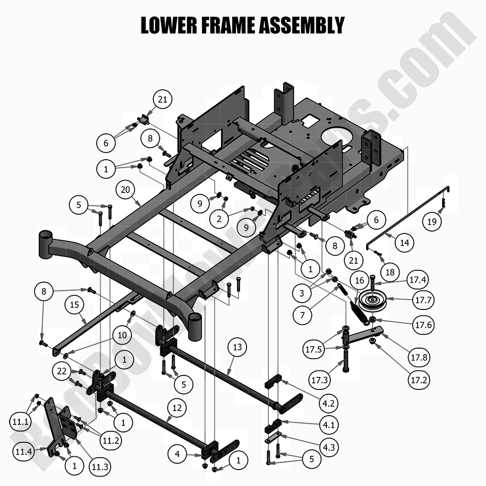 2021 Compact Outlaw - Lower Frame Assembly